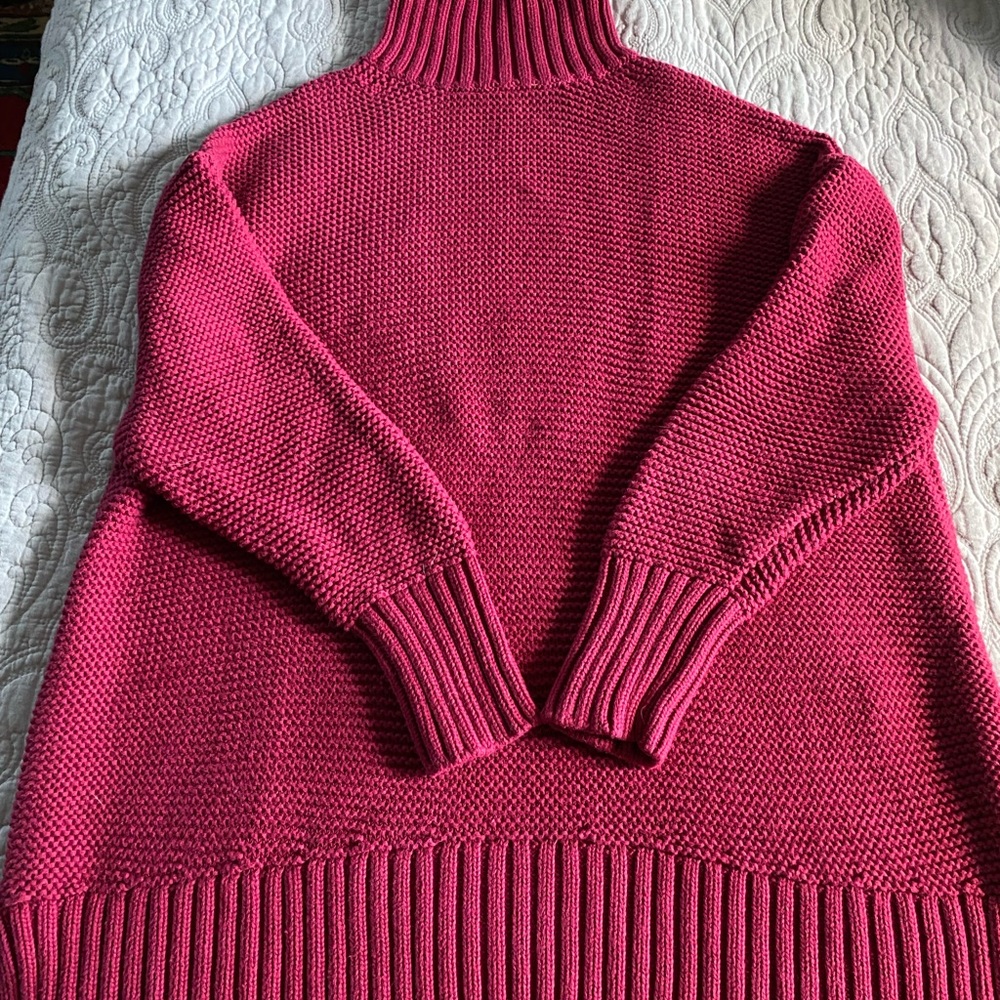 French Connection Cotton Tunic Sweater